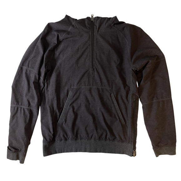 Lululemon Athletica Sundown To Sunup Mens Gray Pullover Jacket Size Medium - Picture 3 of 15